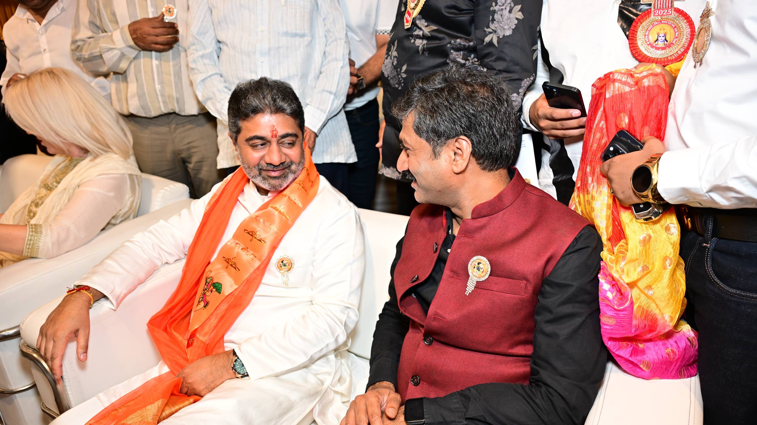 Dr. Abhishek Verma with his family Attends Grand Ramleela organized by Shri Dharmik Leela Committee at the Red Fort in Delhi | 29 Sep 2025