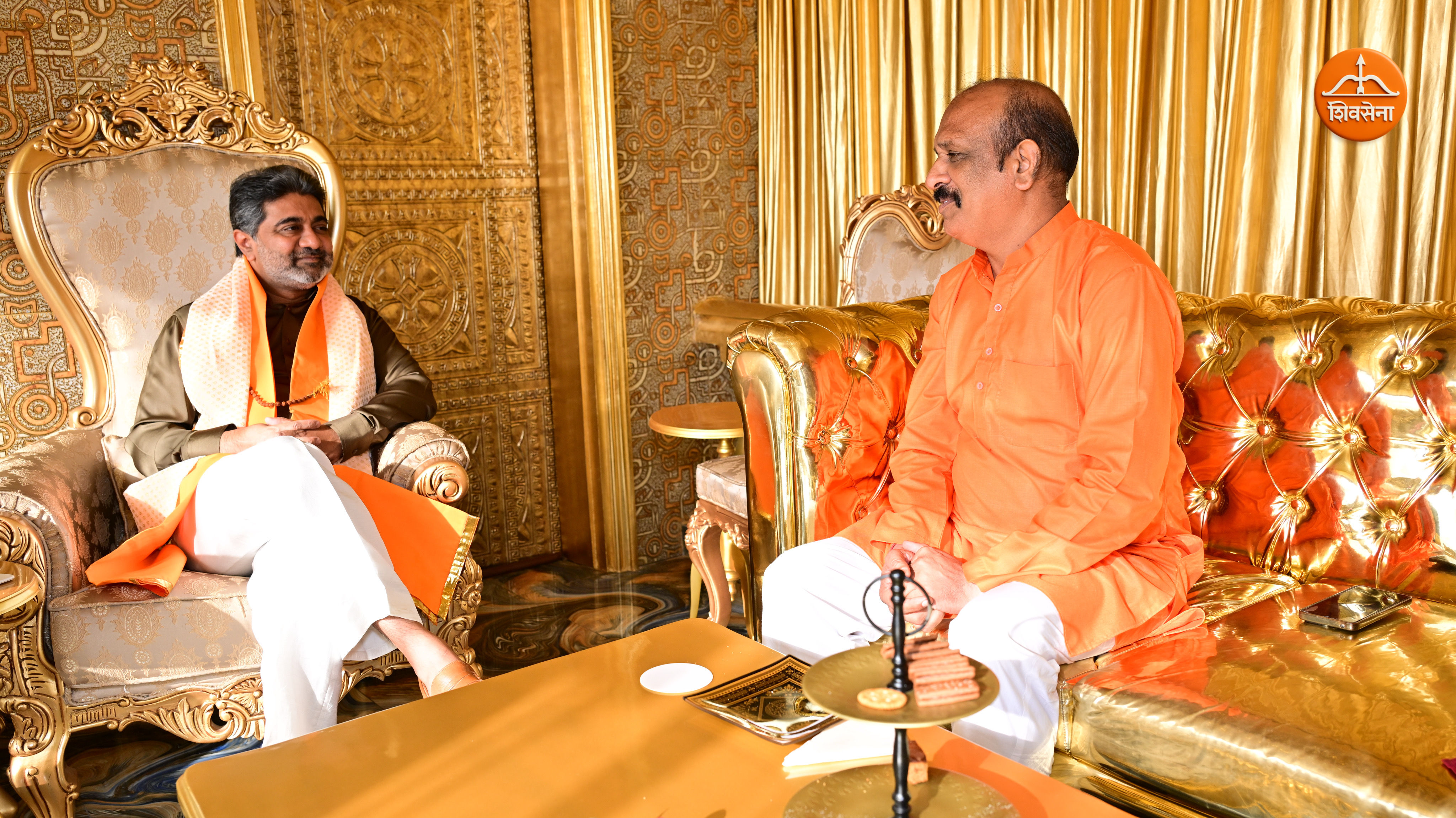 Dr. Abhishek Verma meeting with ShivSena pramukh of Madhya Pradesh