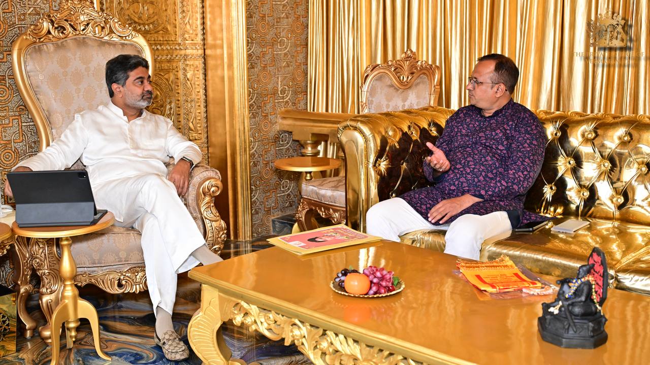 Dr. Abhishek Verma Meets Ajay Pandey | Discussion on National Development | Shrikant Verma Trust