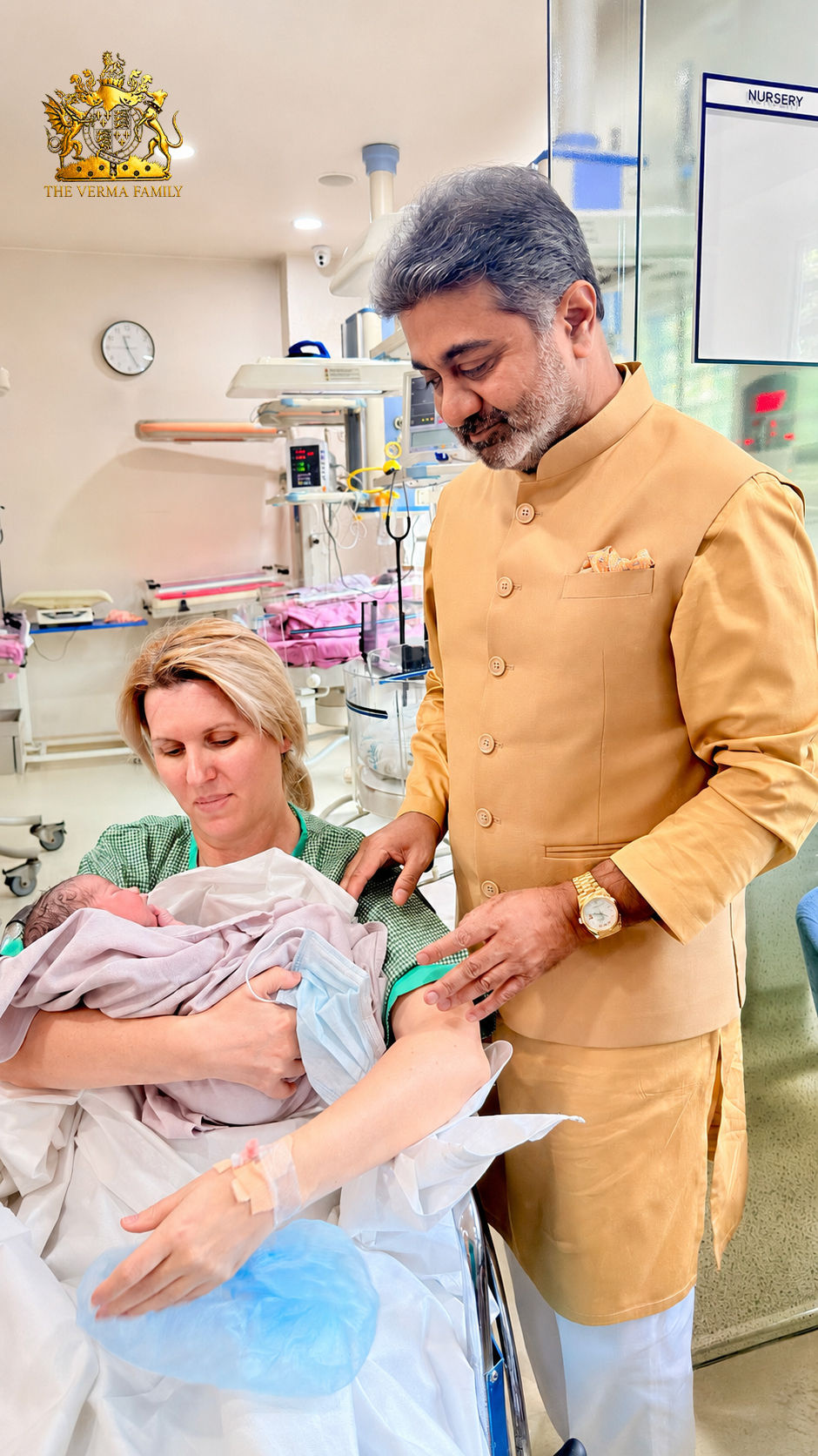 Double Happiness for the Verma Family: Anniversary Blessings and the Arrival of Baby Anaditeshwar Verma