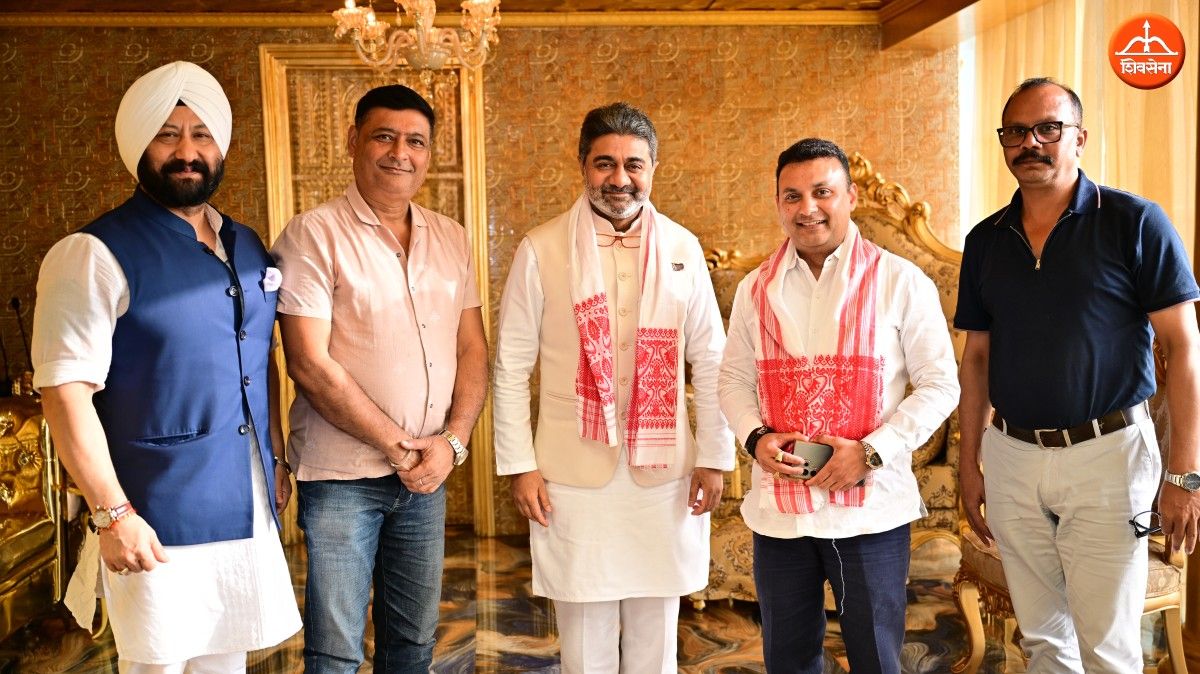 Dr. Abhishek Verma Meets Parminder Manchanda to Discuss ShivSena’s Organisational Expansion in Assam