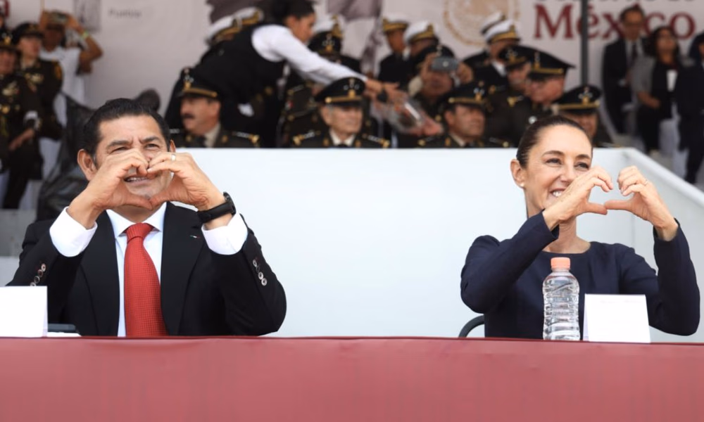 Sheinbaum y Armenta, unidos por Puebla