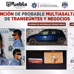 Detuvo Policía Municipal a probable multiasaltante de transeúntes y negocios