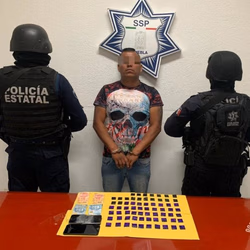 Detiene SSP a presunto narcomenudista de la banda de “El Grillo”