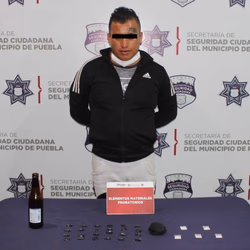 Aseguró Policía Municipal alrededor de 30 dosis de droga y detuvo a una persona