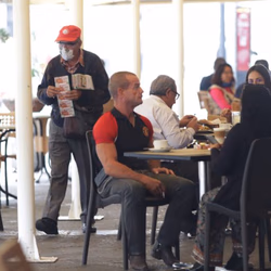 Restaurantes que incumplan con el aforo del 33% serán cerrados por tres horas