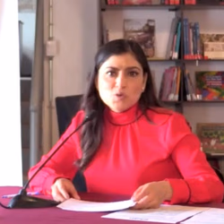 Estamos tramitando los permisos, las obras del Centro Histórico se van a realizar: Claudia Rivera