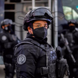 Despliegue de seguridad en elecciones de Puebla capital