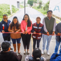 Tonantzin Fernández impulsa conectividad con nueva obra en Tepalcatepec