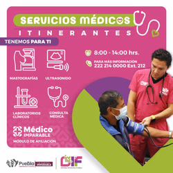 Llegan servicios médicos itinerantes a nuevos puntos de la Capital Imparable