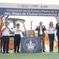 Gobierno de Puebla y BUAP colocan la primera piedra de la segunda etapa de CU2 Valsequillo