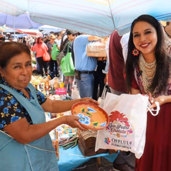 Más de 100 mil personas vivieron el Milenario Trueque en San Pedro Cholula