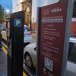 San Pedro Cholula reanudará el sistema de cobros por parquímetros