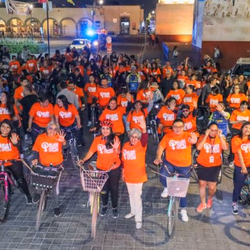 Tonantzin Fernández impulsa la Rodada por la Libertad: ¡En Cholula, la violencia se frena!