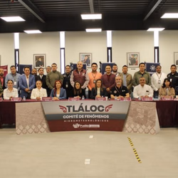 Comité “Tláloc” presenta acciones integrales realizadas en la Temporada de Lluvias del 2025
