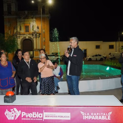 Lleva Ayuntamiento de Puebla estrategia Fuentes que Brillan al parque de los Remedios