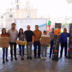 Gobierno de Texmelucan entrega herramientas de jardinería a Comités Vecinales de Participación Ciudadana