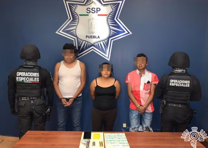 Asegura Policía Estatal a tres presuntos estafadores