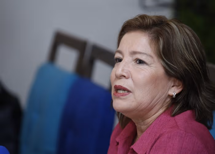 Puebla, México 10 Octubre 2018.- La presidenta electa de Tecamachalco, Marisol Cruz García, en rueda de prensa. Oscar Bolaños/Síntesis