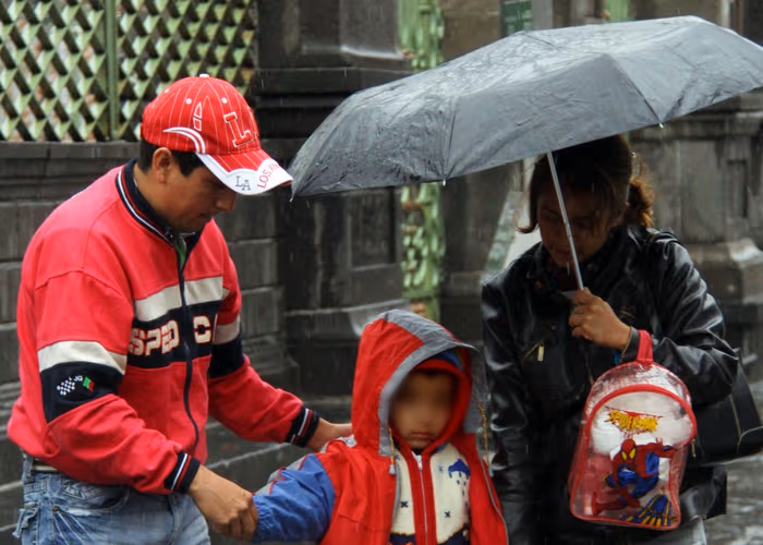 De intensas a fuertes serán las lluvias en gran parte del país