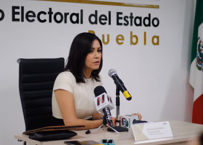 Blanca Yassahara Cruz García, consejera presidenta del Instituto Electoral del Estado de Puebla. Foto: Arlette Gordian / esimagen.mx