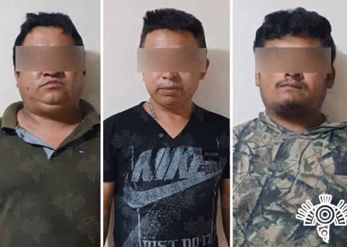 Detiene SSP a tres hombres por portación ilegal de arma de fuego
