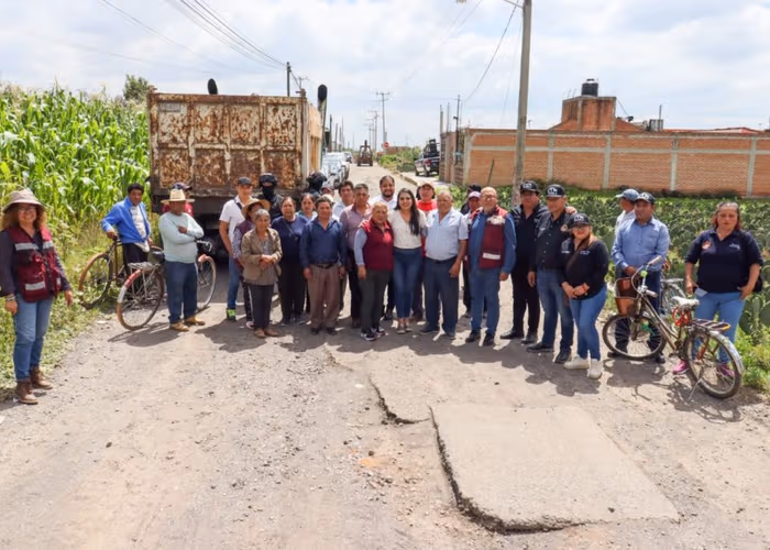 Rehabilita Gobierno de San Pedro Cholula más vialidades