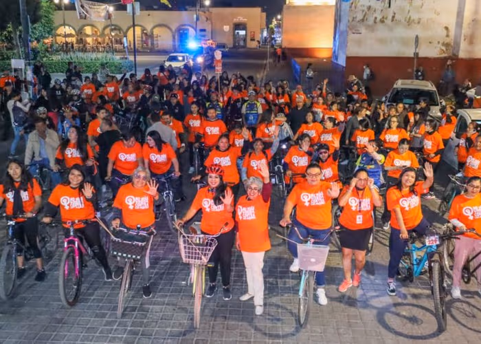 Tonantzin Fernández impulsa la Rodada por la Libertad: ¡En Cholula, la violencia se frena!