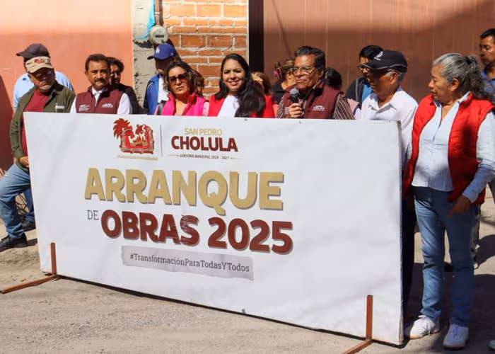 Rehabilita Tonantzin Fernández vialidades olvidadas de San Pedro Cholula