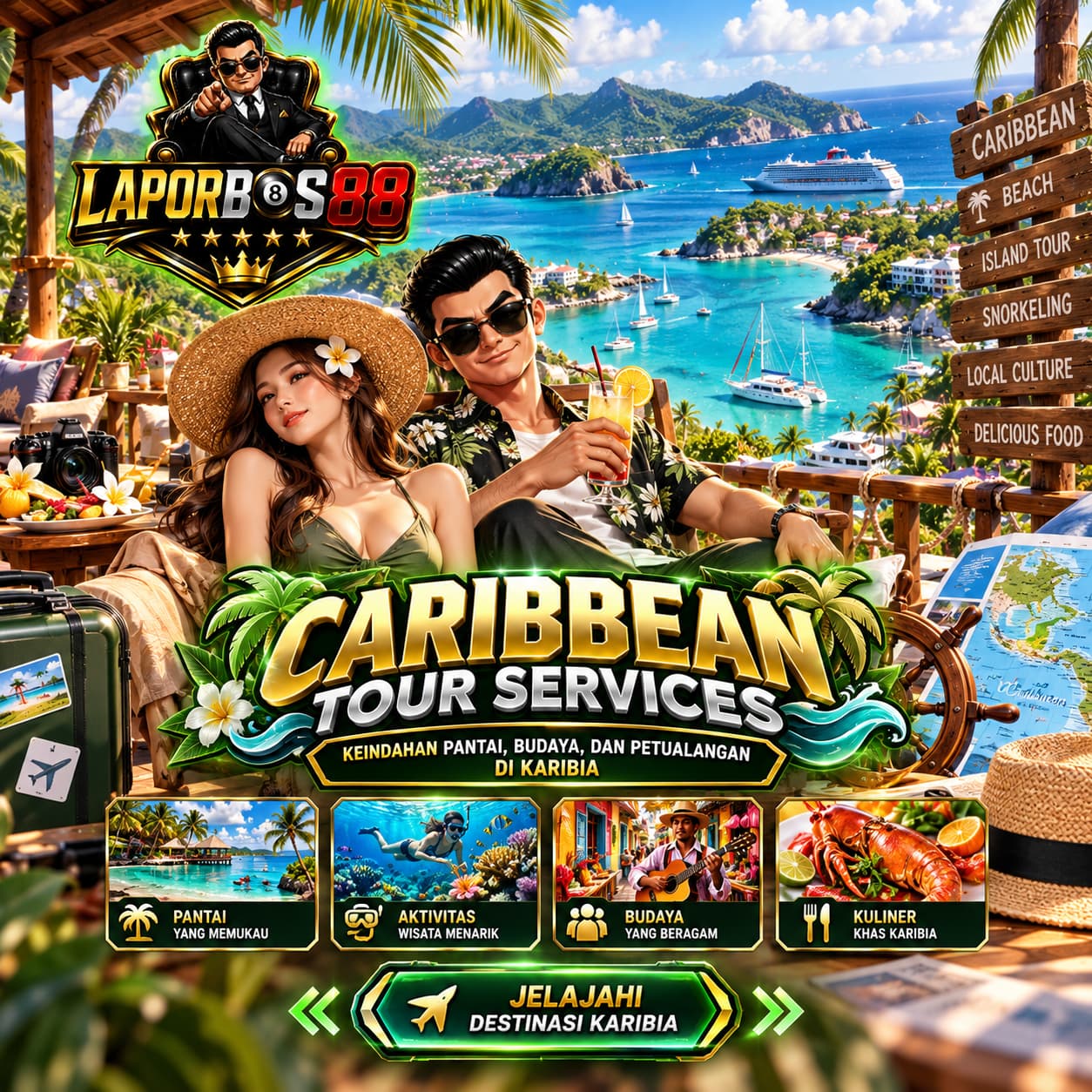LAPORBOS88 | Caribbean Tour Services dan Pesona Wisata Karibia