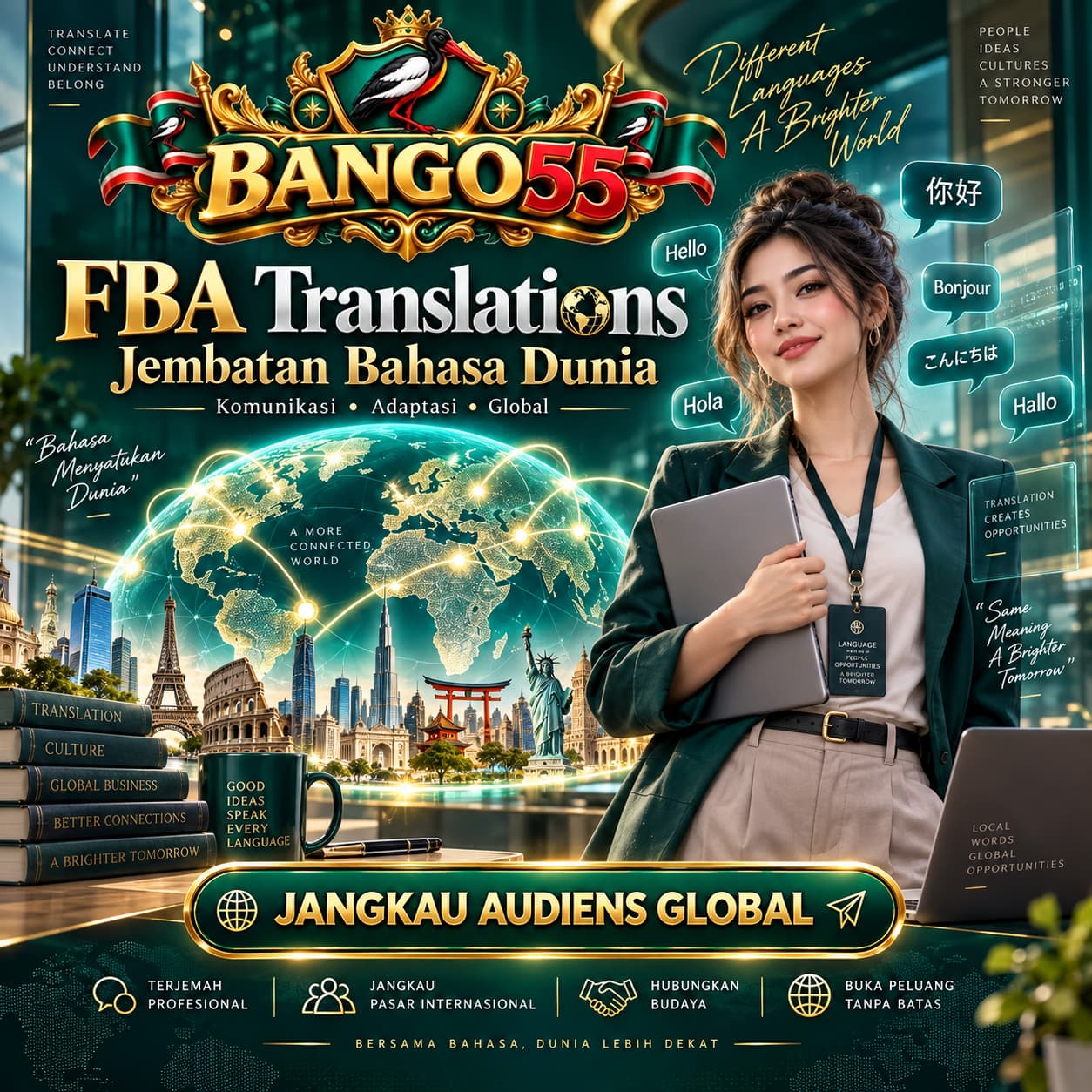 BANGO55 | FBA Translations dan Jembatan Bahasa Dunia by Hey siriusly