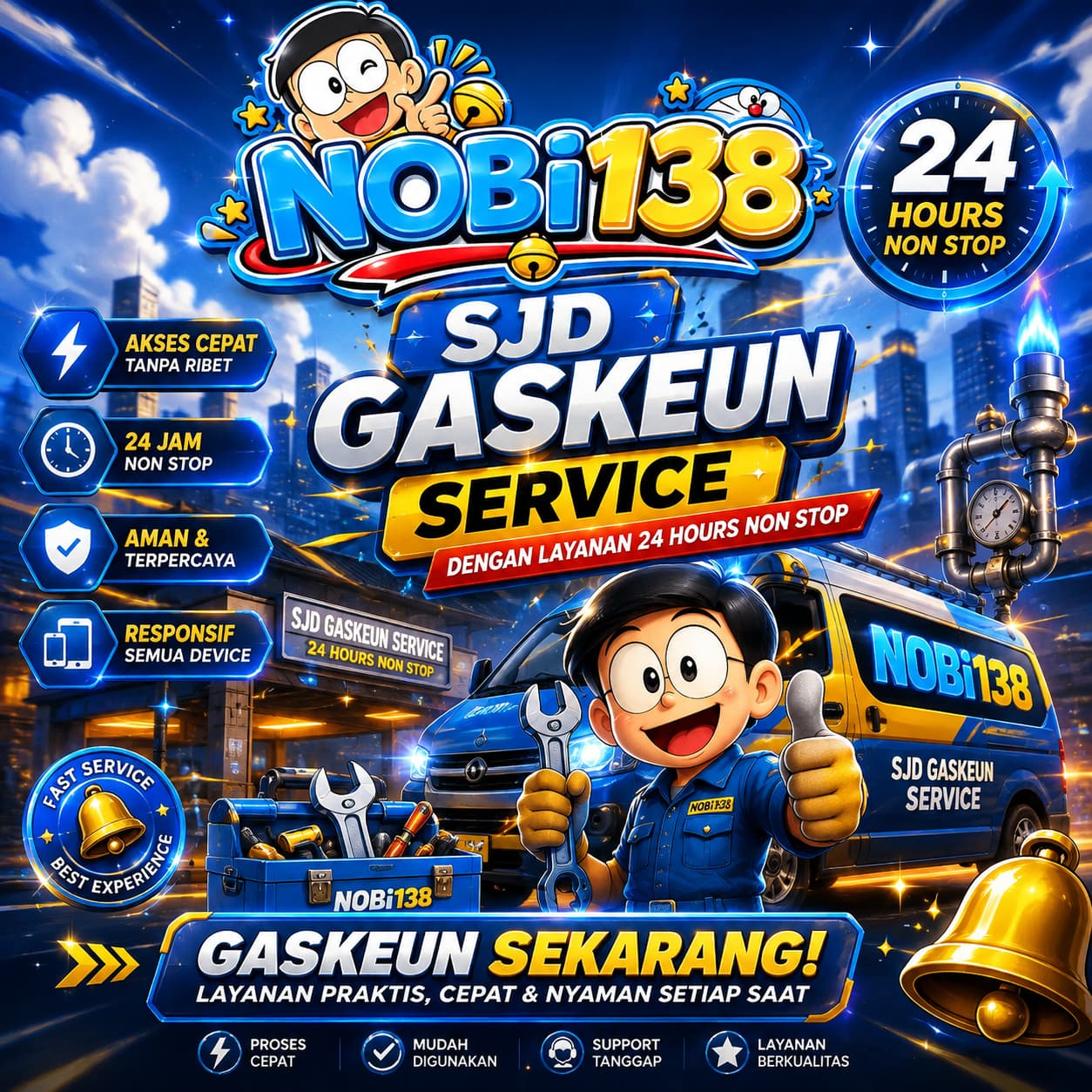 NOBI138 | SJD Gaskeun Service dengan Layanan 24 Hours Non Stop