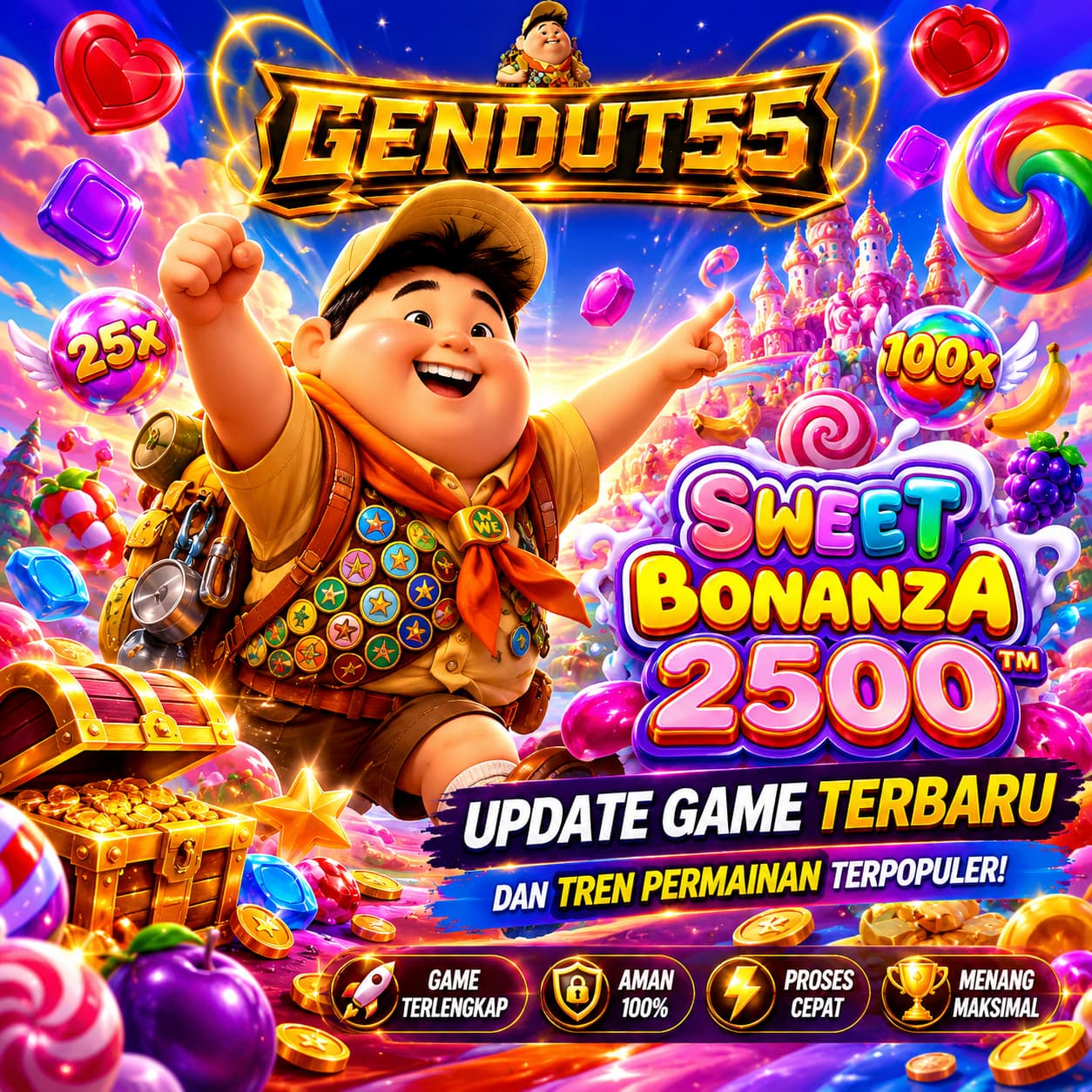 GENDUT55 - Update Game Sweet Bonanza 2500 dan Tren Permainan Terbaru