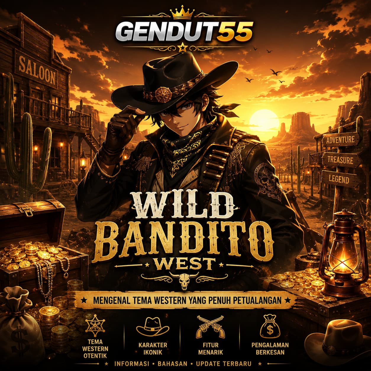 GENDUT55: Mengenal Wild Bandito West dan Daya Tariknya di Kalangan Penggemar Tema Western