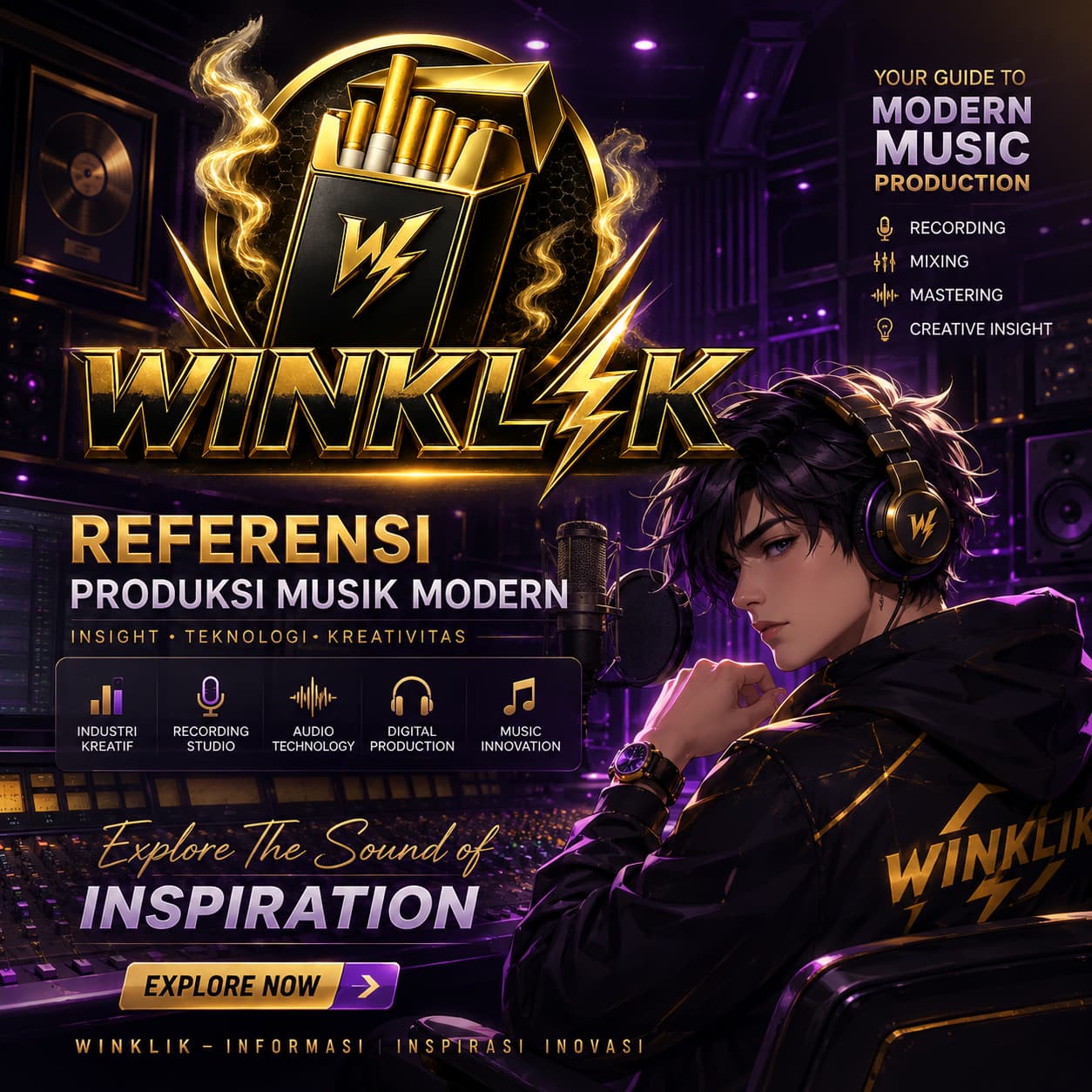 WINKLIK - Referensi Muffin Records Productions dan Dunia Produksi Musik Modern