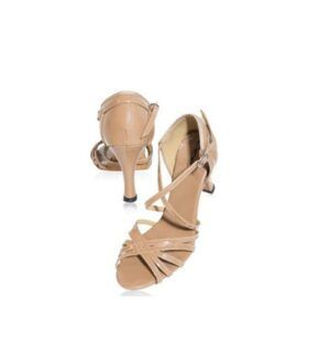 Sandália Dança de Salão com Tiras Cruzadas