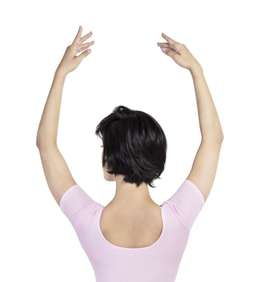 Collant Meia Manga Ballet Adulto Helanca