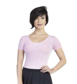 Collant Meia Manga Ballet Adulto Helanca
