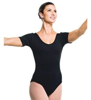 Collant Meia Manga Ballet Adulto Helanca