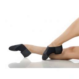Botinha Jazz Profissional de Couro com Stretch