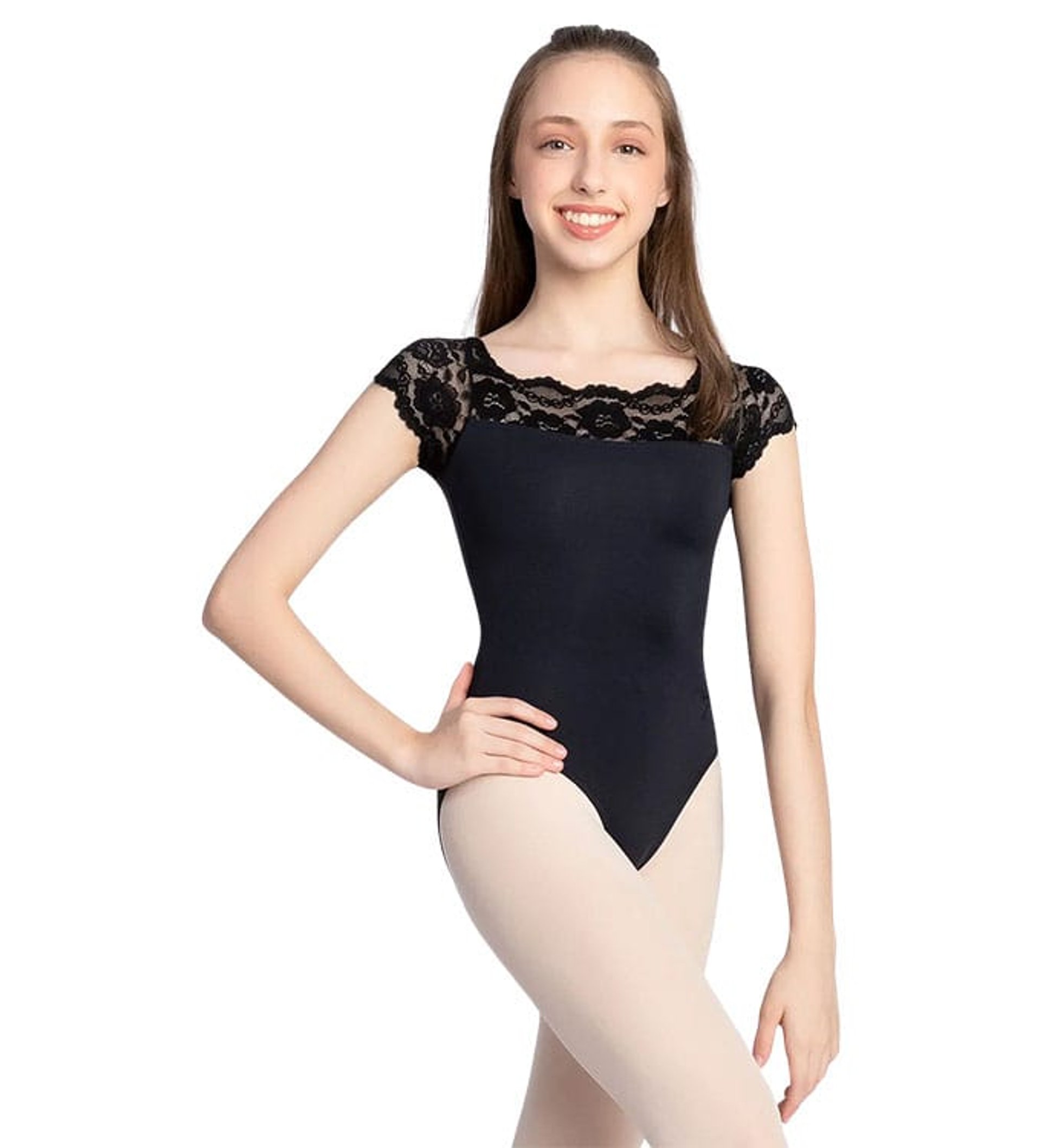 Collant com Renda Heloise SD766 Só Dança