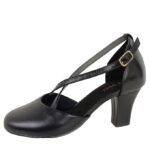 Sapato Dança de Salão Couro Preto (1)