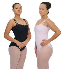 Collant Drapeado Alça Dupla Home Dance
