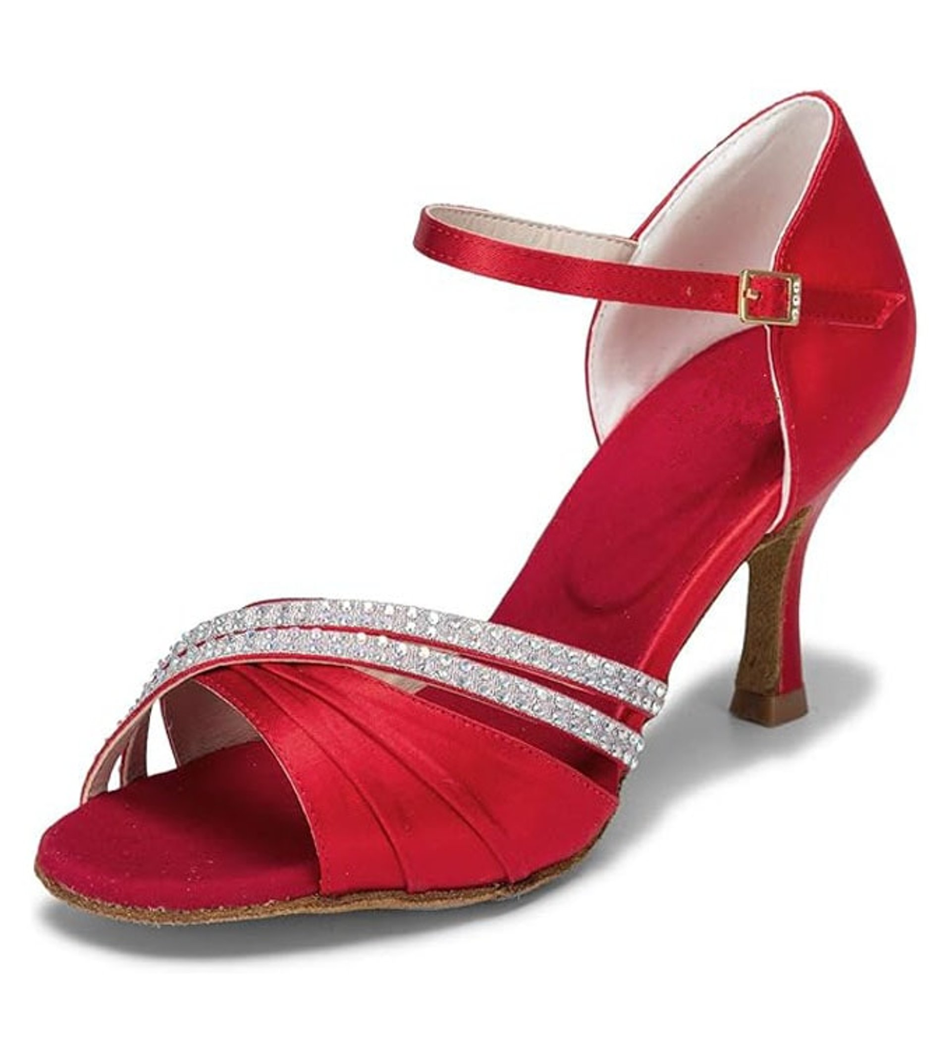 Sandália dança de Salão Com Strass