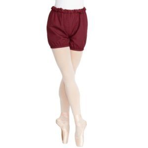 Short Aquecimento ballet vinho