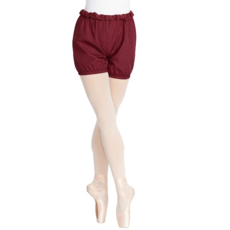 Short Aquecimento ballet vinho Short Aquecimento ballet vinho