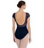 Collant em Suplex Meia Manga em Tule