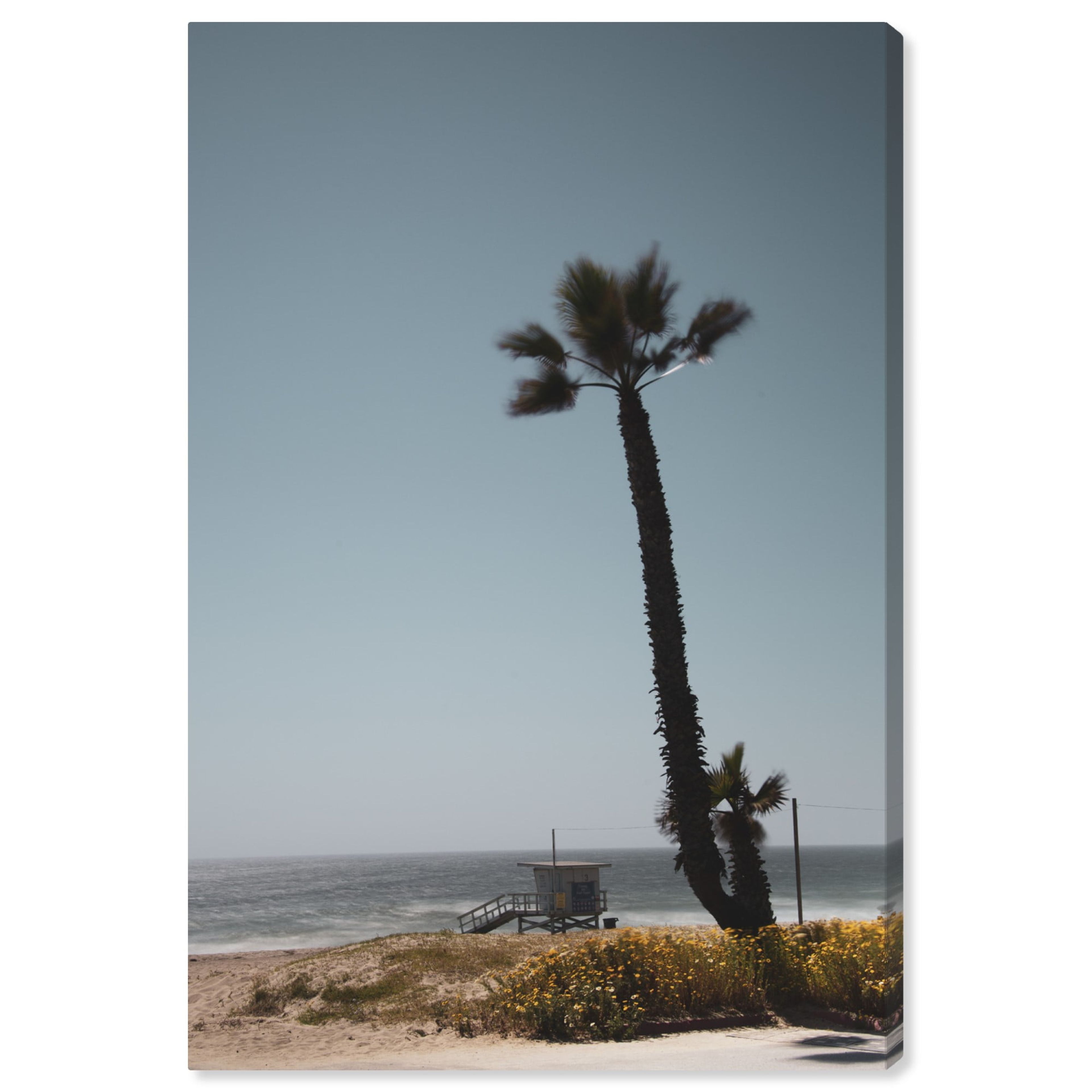 Runway Avenue Nautical and Coastal Wall Art Canvas Prints ‘Curro Cardenal - Desert Beach Blues’ Coastal - Brown, Blue - Walmart.com