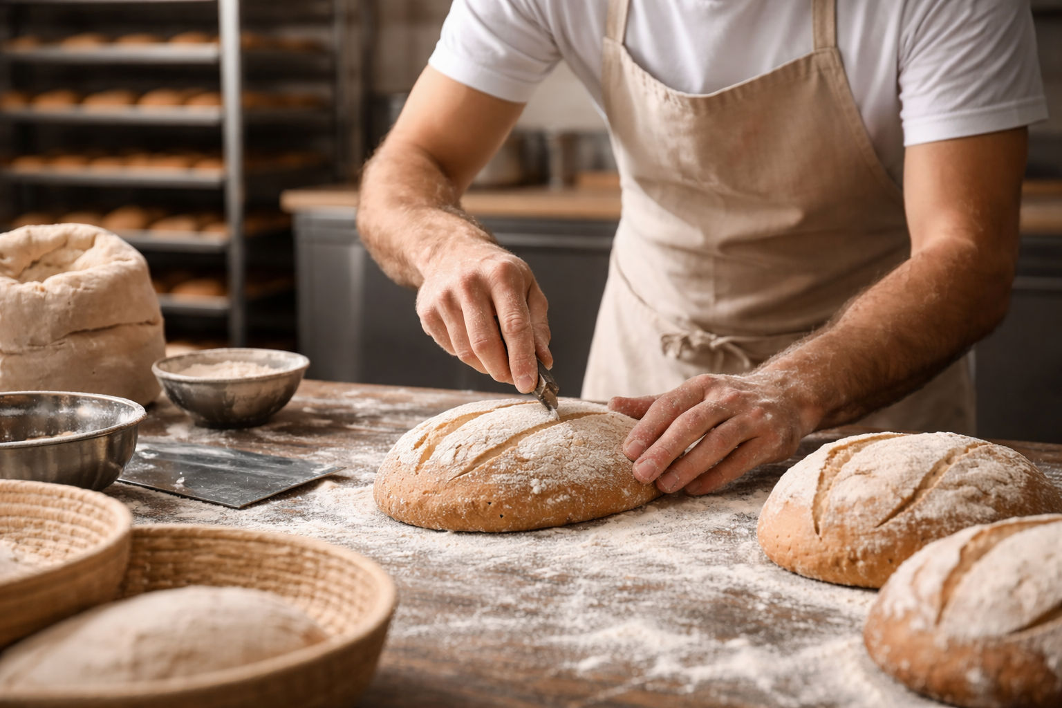 Production et vente en boulangerie
