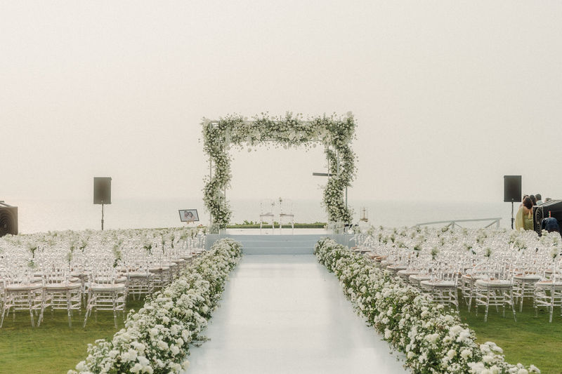 Rhea and Mark's beach wedding at W Goa, by Dream Weddings by TRIPN